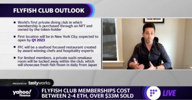 NFT restaurant membership ‘first use case of a utility-based project’: FlyFish Club CEO
