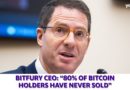 Bitfury CEO: '80% of bitcoin holders have never sold'