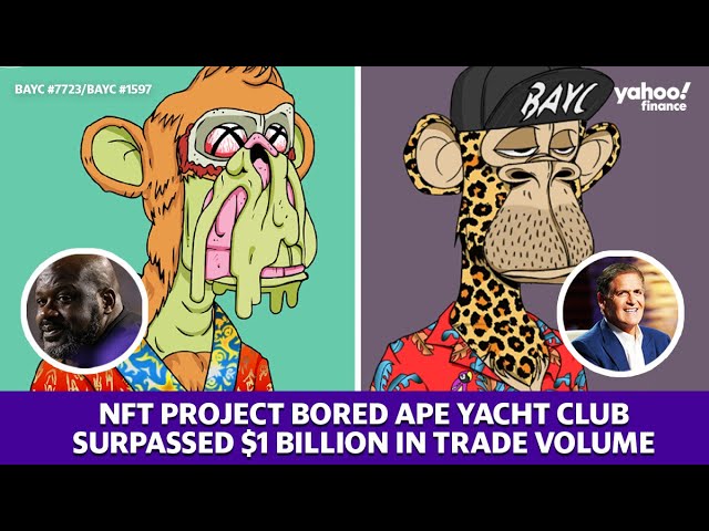 NFT Bored Ape Yacht Club surpassed $1 billion in total traded volume on NFT platform OpenSea