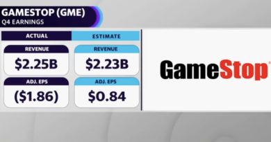 GameStop sinks on Q4 miss: ‘World will be taken by storm’ by NFT gaming, YouTube host says