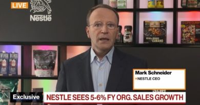 Nestle's Schneider on Higher Costs' Impacting Pandemic Rebound