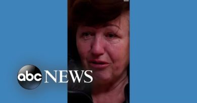 Ukrainian mother grieves son's death l ABC News