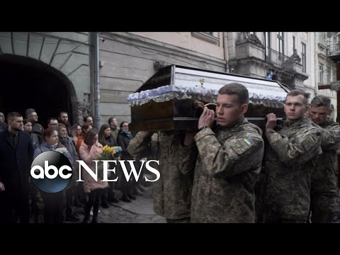 Ukrainian soldiers laid to rest after making ultimate sacrifice