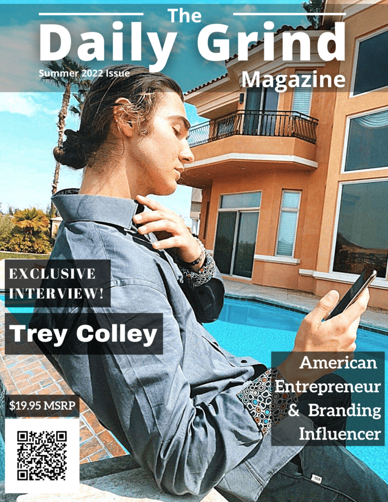 Trey Colley On The Cover Of The Daily Grind Magazine Summer 2022 Issue