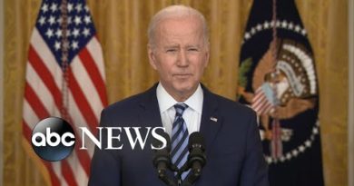 Biden's remarks on Russia's invasion of Ukraine
