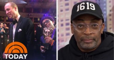 Spike Lee Confronts Prince William About Prince Harry's Secret Facebook Account At BAFTAs | TODAY
