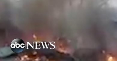Crews respond to attack in Dnipro, Ukraine