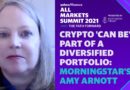 Crypto 'can be' part of a diversified portfolio: Morningstar's Amy Arnott