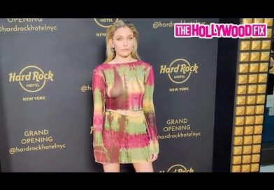 Paris Jackson Shows Love To Fans After Hitting The Red Carpet At The Hard Rock Hotel Grand Opening
