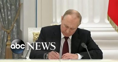 Putin announces recognition of 2 breakaway regions in eastern Ukraine
