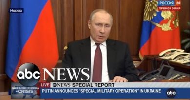 Russian President Putin announces military operation in Ukraine