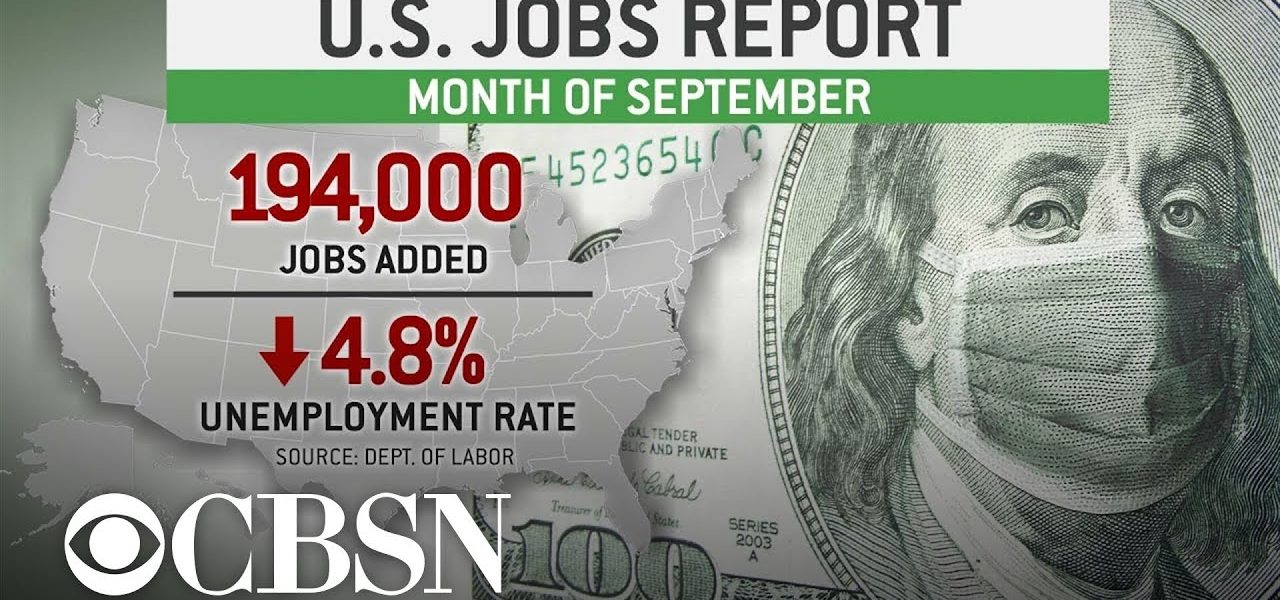 September jobs report shows U.S. employers adding 194,000 jobs